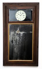 George Hills mirror clock, ca. 1850.