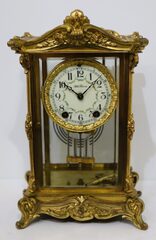 Seth Thomas Clock Co. “Empire No. 9” crystal regulator, 1907-1909.