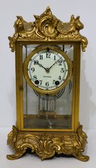 Seth Thomas Clock Co. “Empire No. 10” crystal regulator, ca. 1904.
