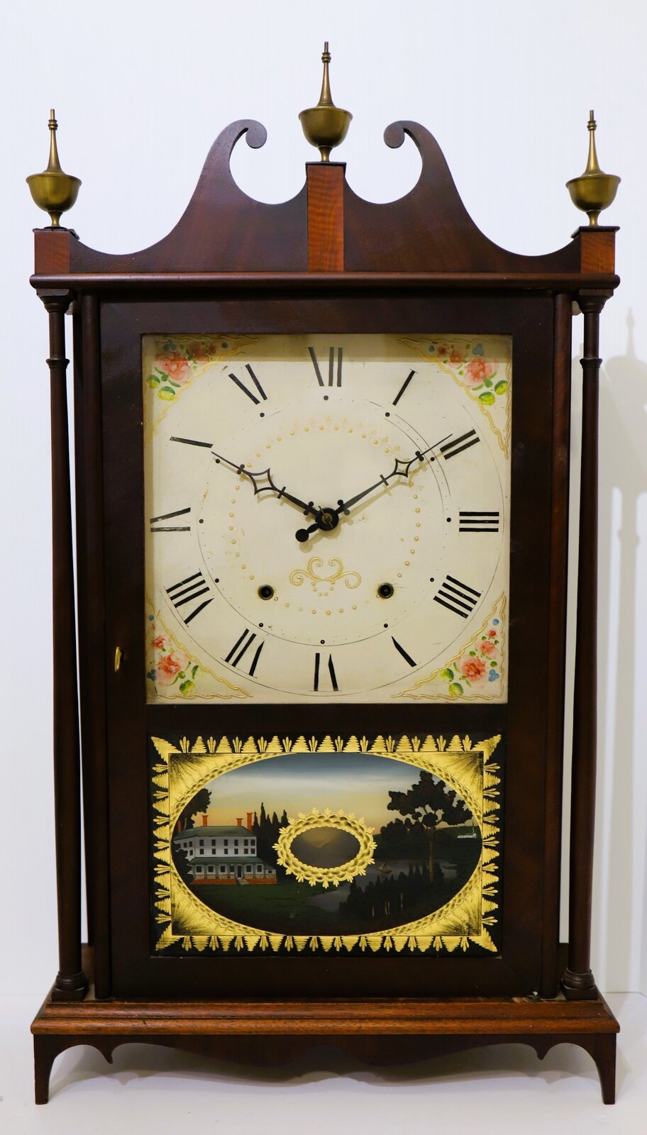 Seth Thomas pillar & scroll, 1818-1827. — Antique Clocks Price Guide