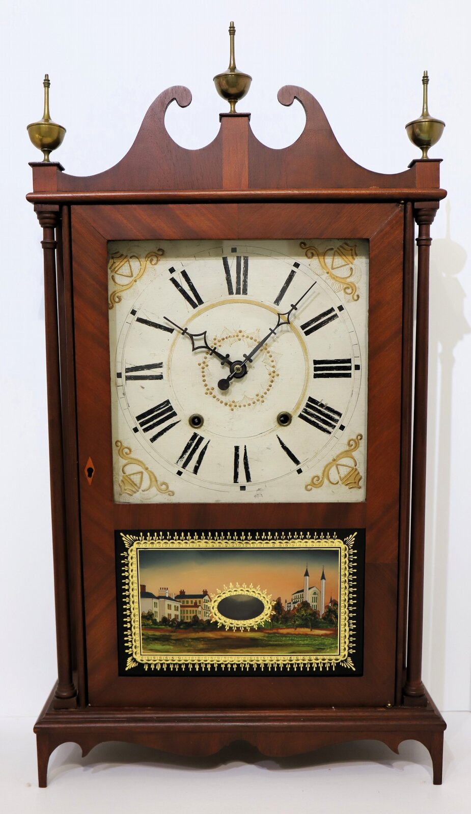 Seth Thomas pillar & scroll, 1827-1842. — Antique Clocks Price Guide