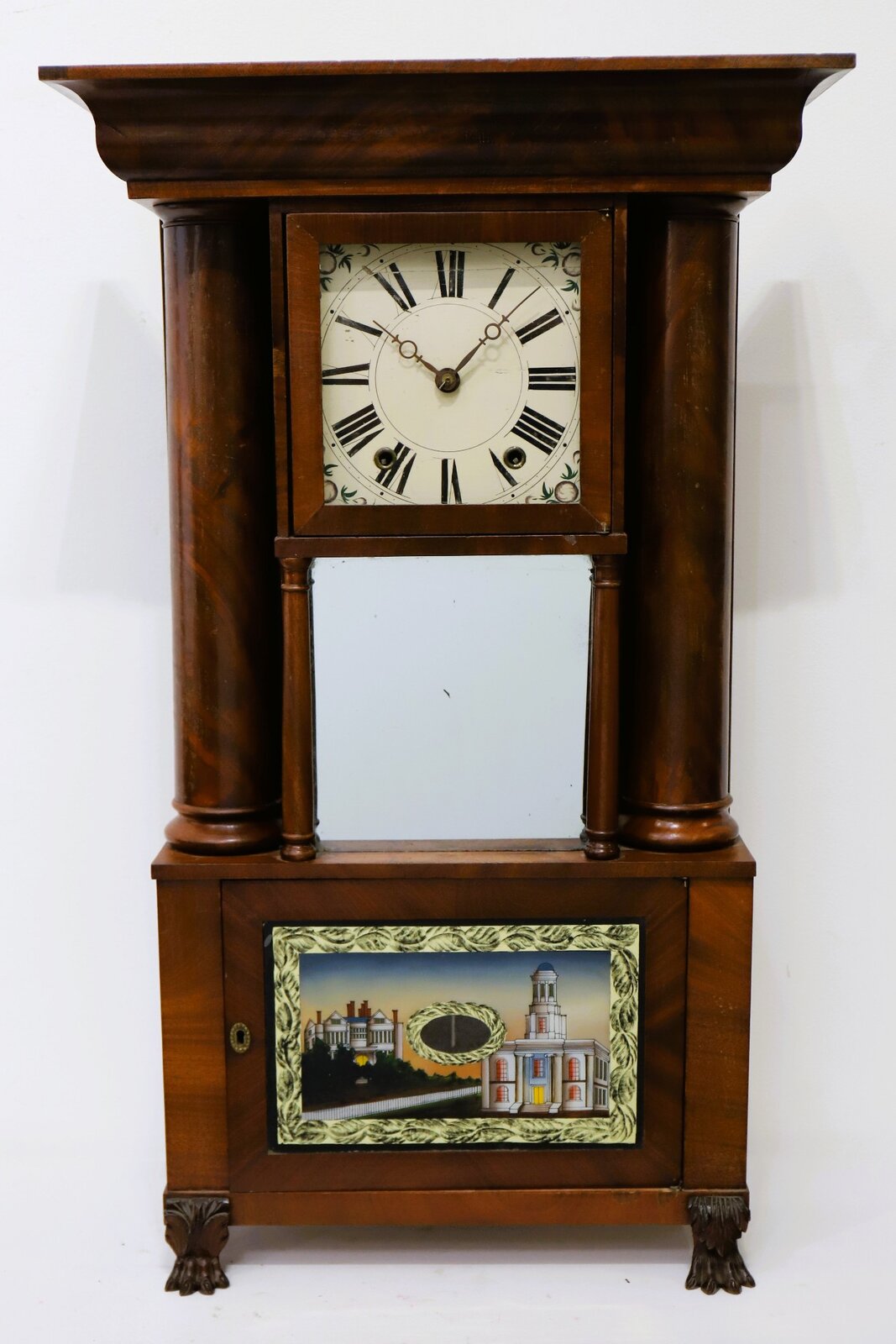 G.W. Bartholomew hollow column, 1833-1837. — Antique Clocks Price Guide