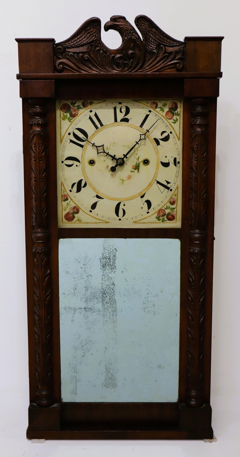Austin Chittenden 30-hour carved column & splat, 1831-1837. — Antique Clocks Price Guide