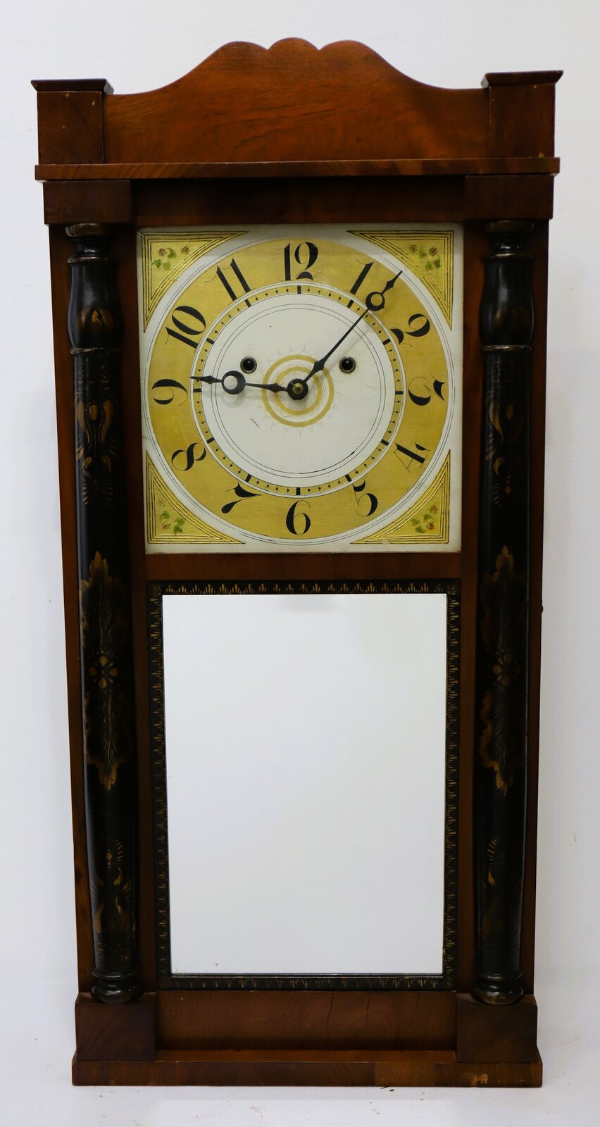 Silas Hoadley “Franklin Clock” shelf clock, 1813–1830. — Antique Clocks Price Guide