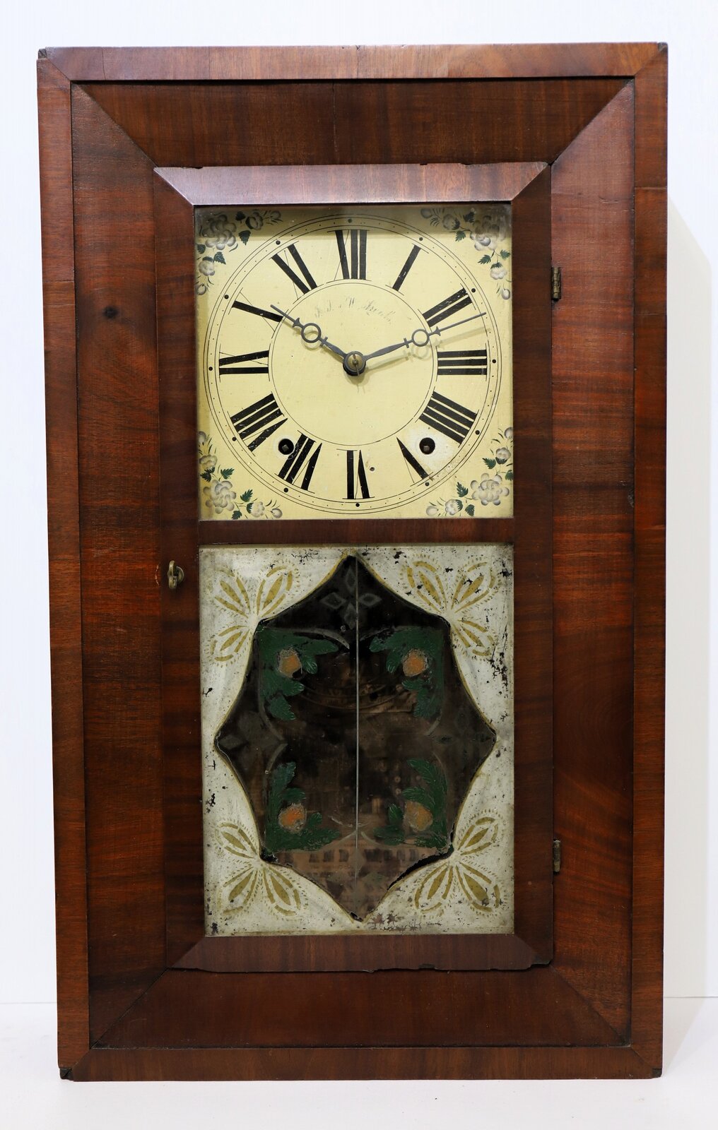 JJ & W Beals flat-front OG, 1845-1848. — Antique Clocks Price Guide