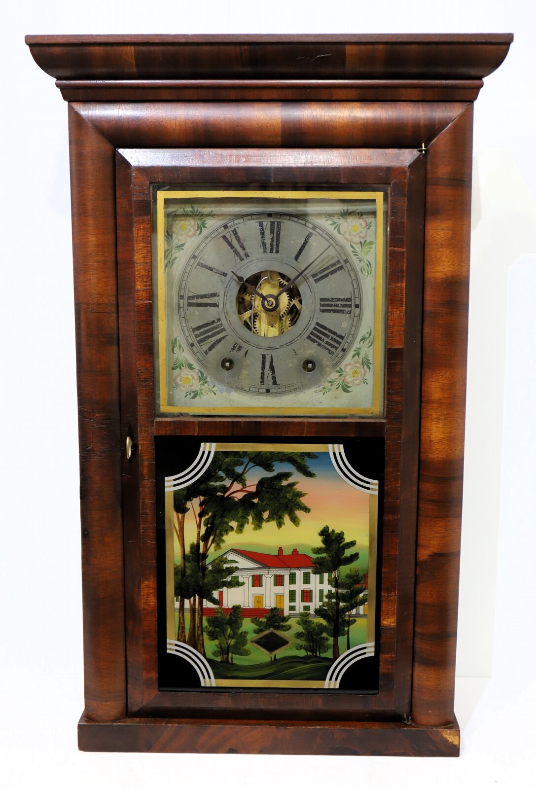 E.C. Brewster & Co. spring-driven shelf clock, 1840-1843. — Antique Clocks Price Guide