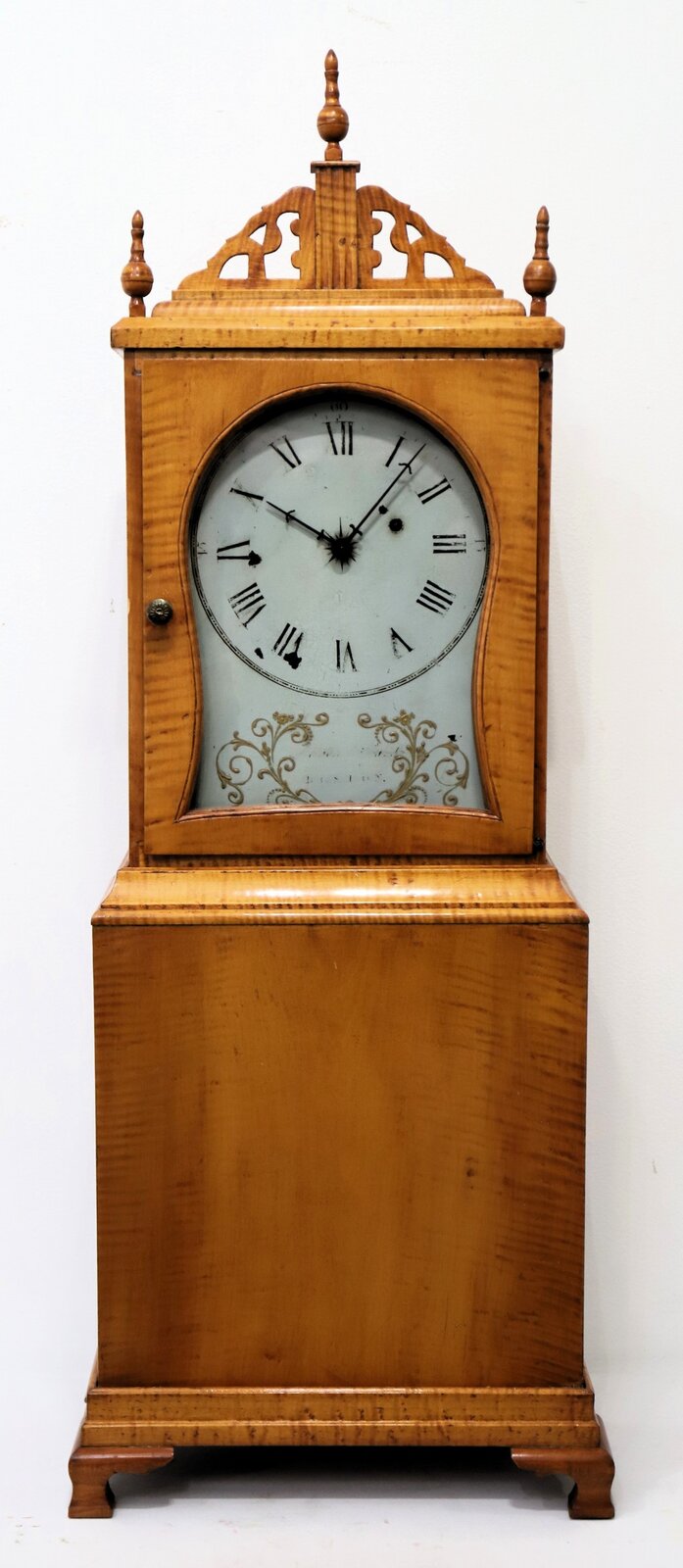 Aaron Willard Massachusetts shelf clock REPRODUCTION,ca. 1960. — Antique Clocks Price Guide