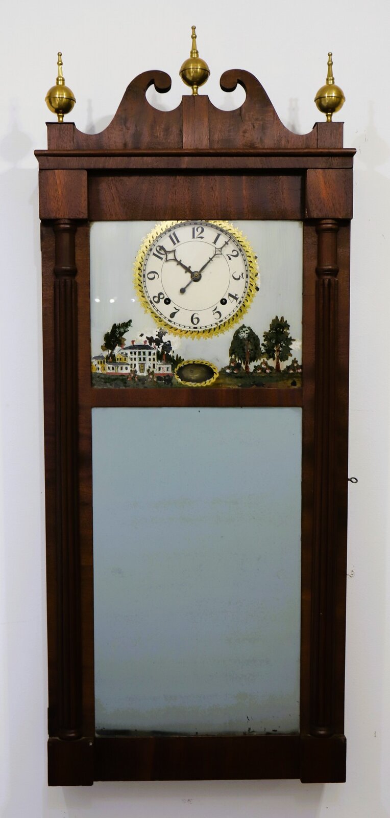 J. Ives “New Hampshire Mirror Clock”, 1818-1825. — Antique Clocks Price Guide