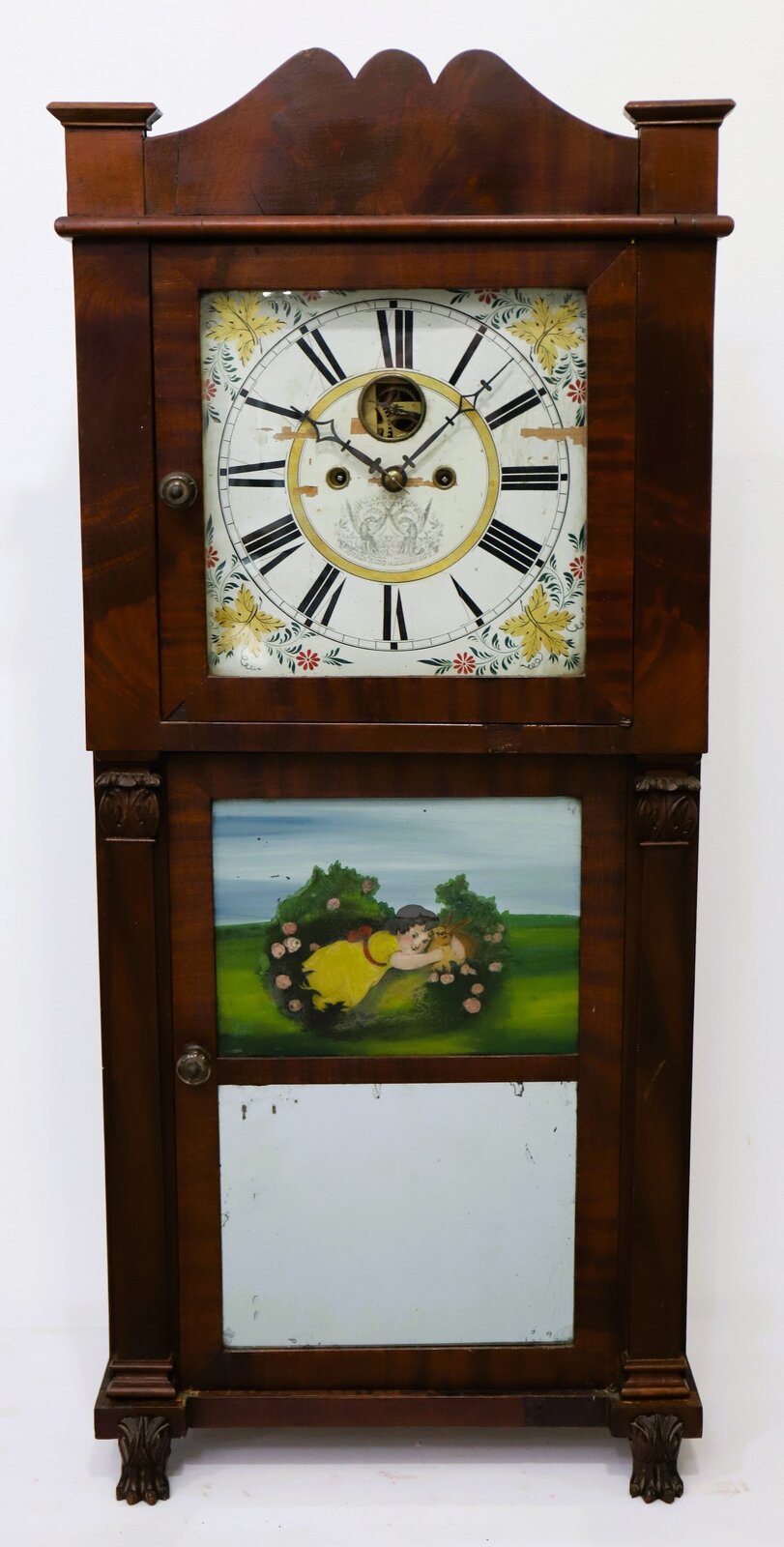 Hotchkiss & Benedict “Patent Eight-day Brass Clock”, 1834-1836. — Antique Clocks Price Guide