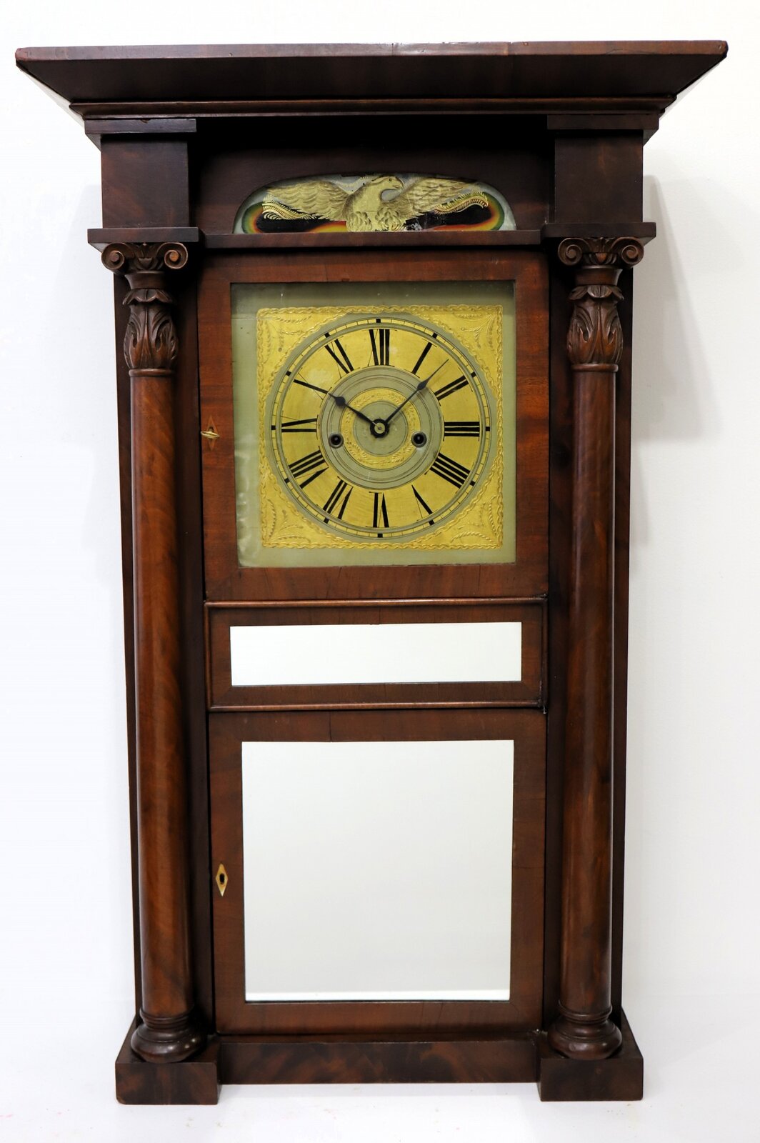 Marshall & Adams Empire shelf clock, 1833-1836. — Antique Clocks Price Guide