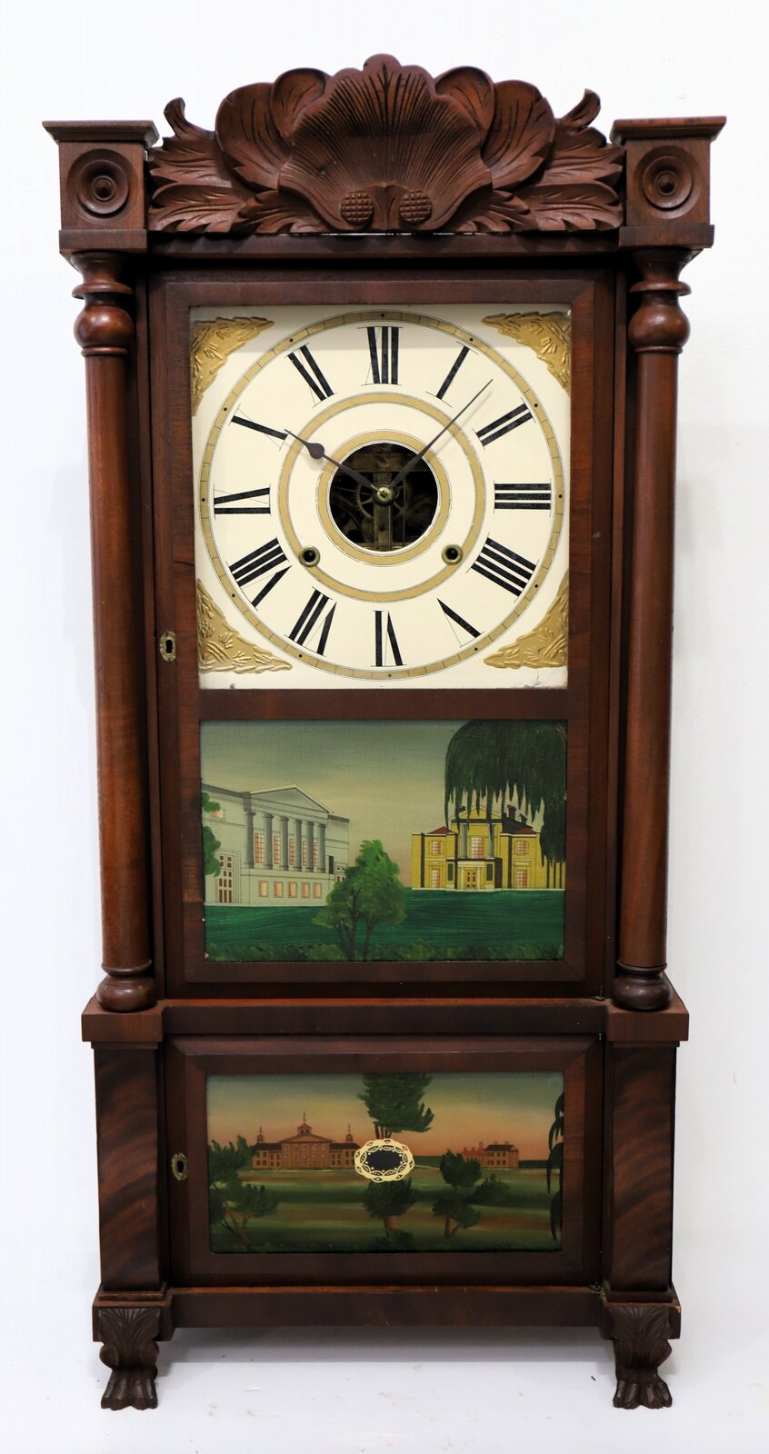 Birge, Mallory & Co. “Patent Brass Eight Day Clock”, 1838-1843. — Antique Clocks Price Guide