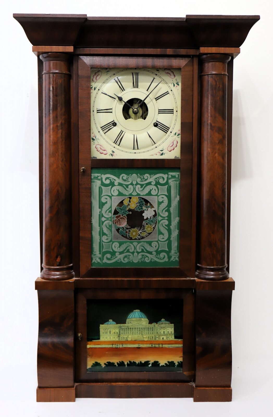 Birge, Peck & Co. “Extra Eight Day Brass Clock”, 1849-1859. — Antique Clocks Price Guide