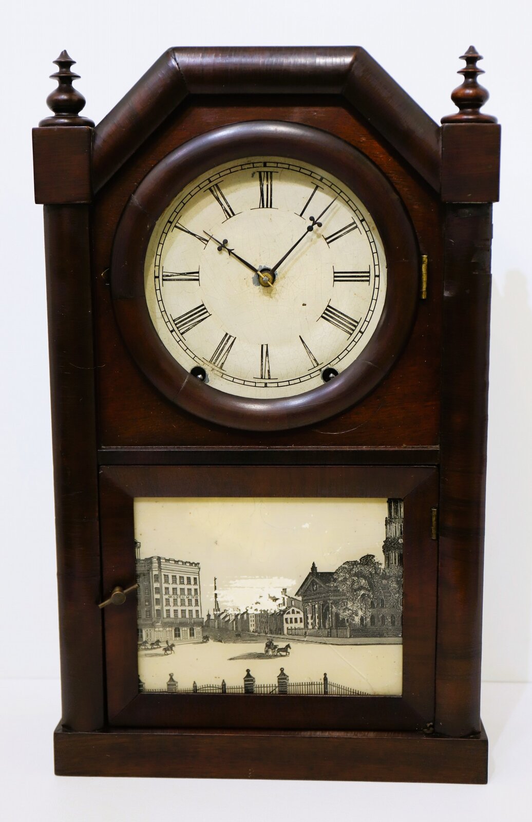 Terhune & Edwards shelf clock, 1859-1872. — Antique Clocks Price Guide