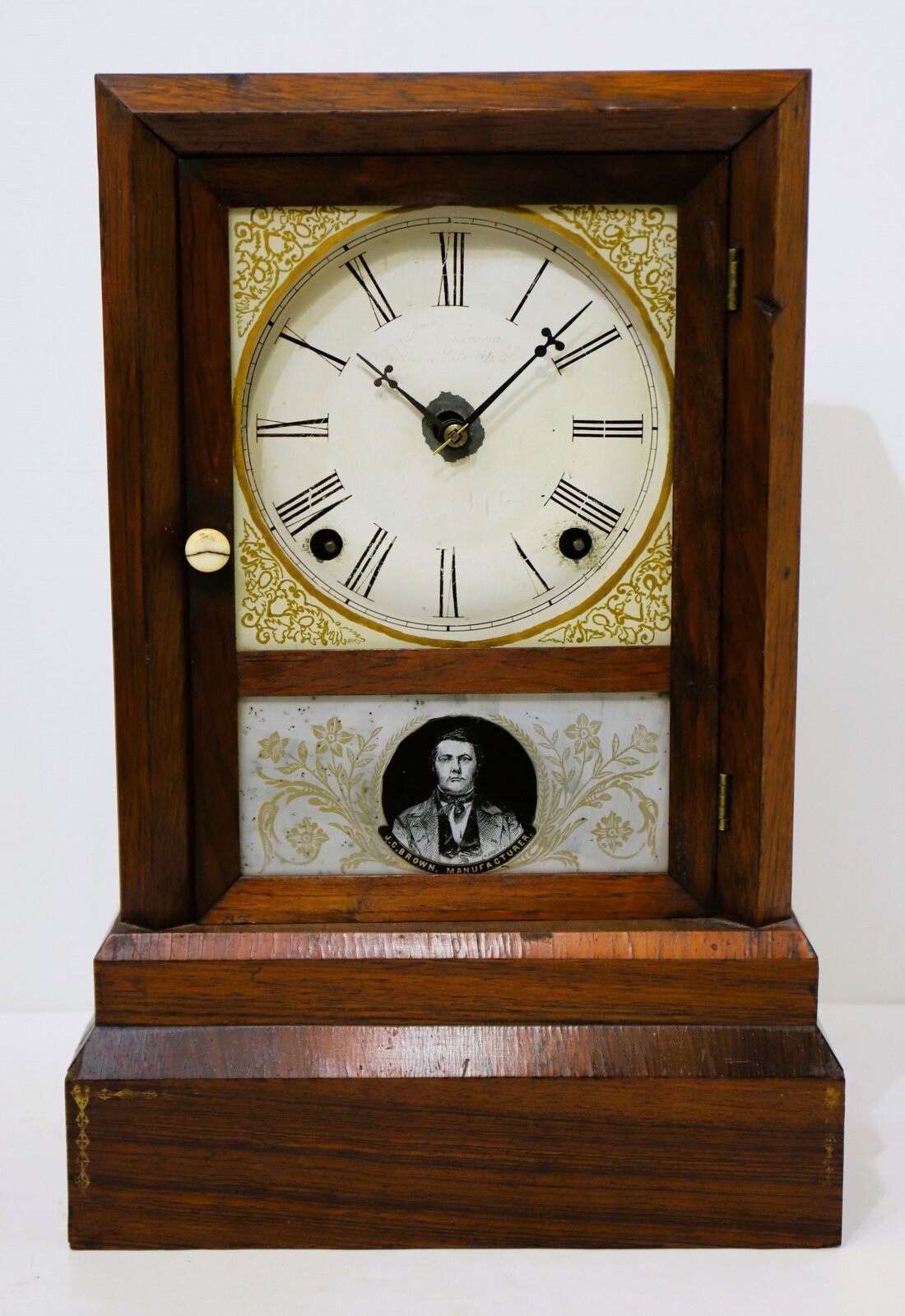 Forestville Manufacturing Co. shelf clock, 1842-1849. — Antique Clocks Price Guide