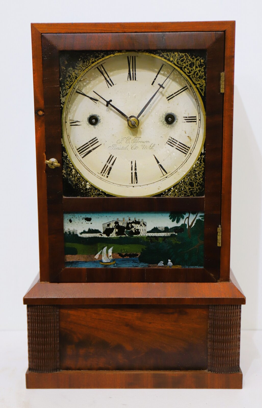 Forestville Manufacturing Co. shelf clock, 1842-1849. — Antique Clocks Price Guide