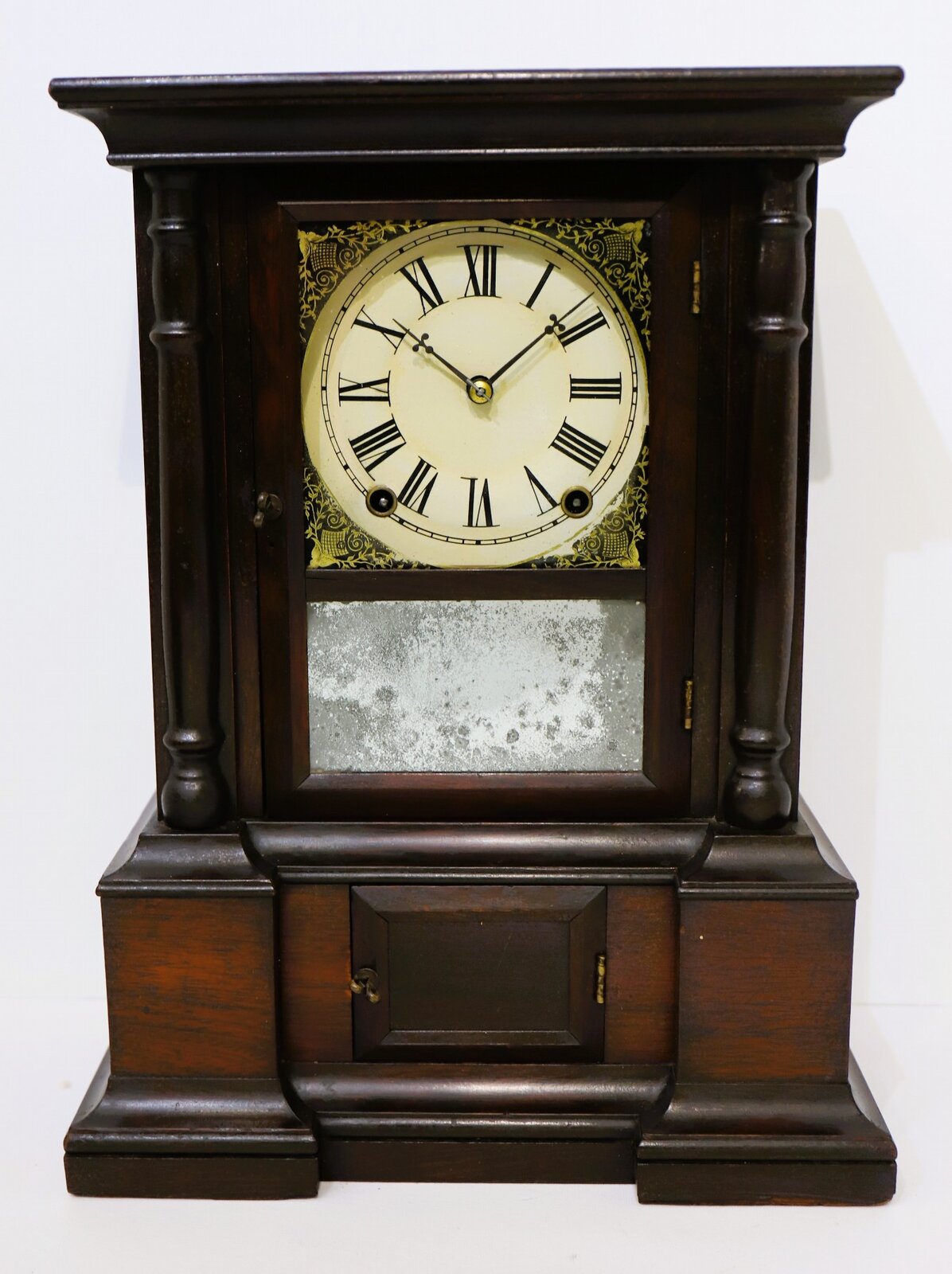Atkins Clock Co. “London” thirty-day fusee, ca. 1859-1879. — Antique Clocks Price Guide