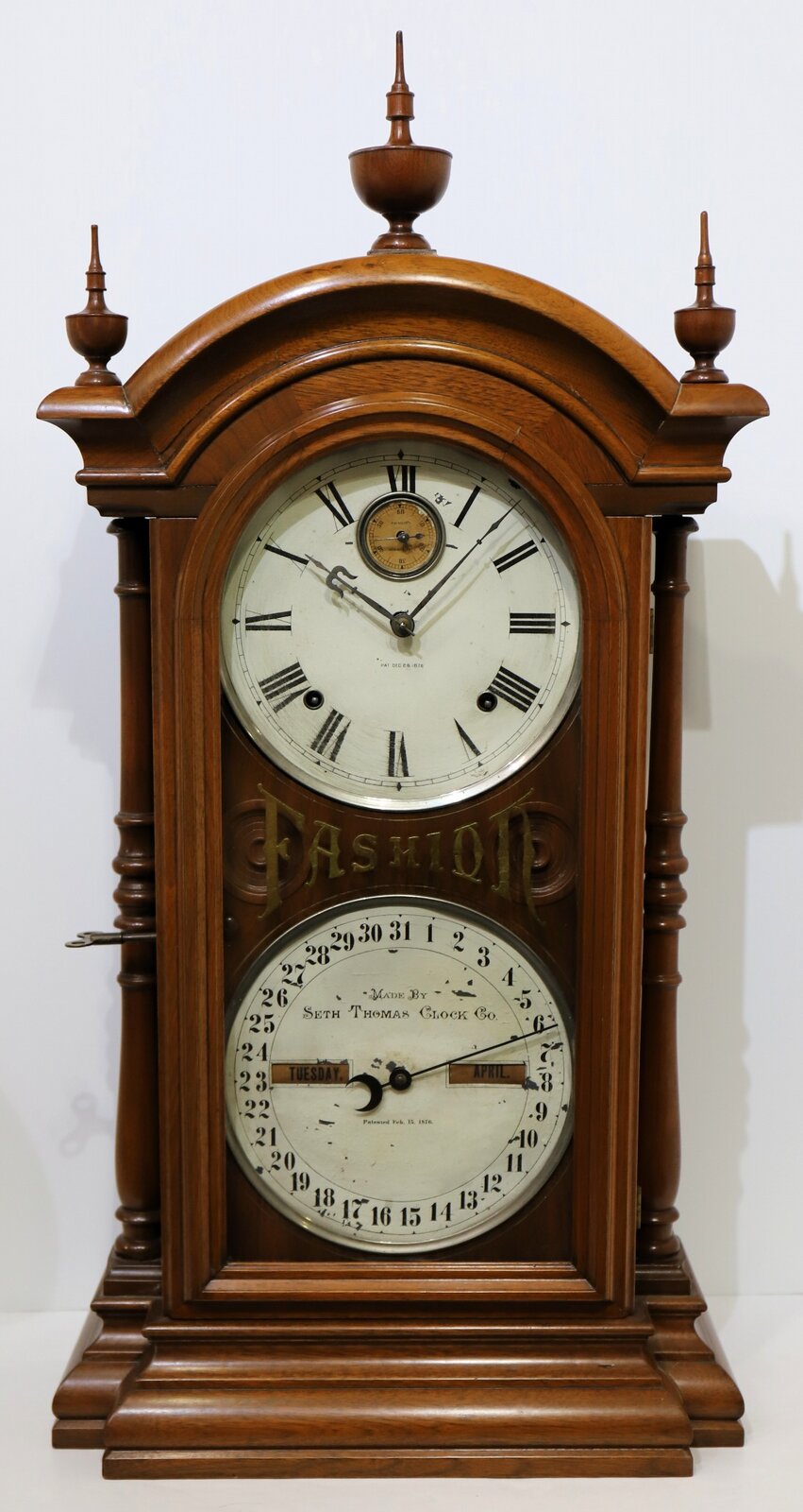Seth Thomas Clock Co. “Fashion No. 8”, ca. 1887. — Antique Clocks Price Guide