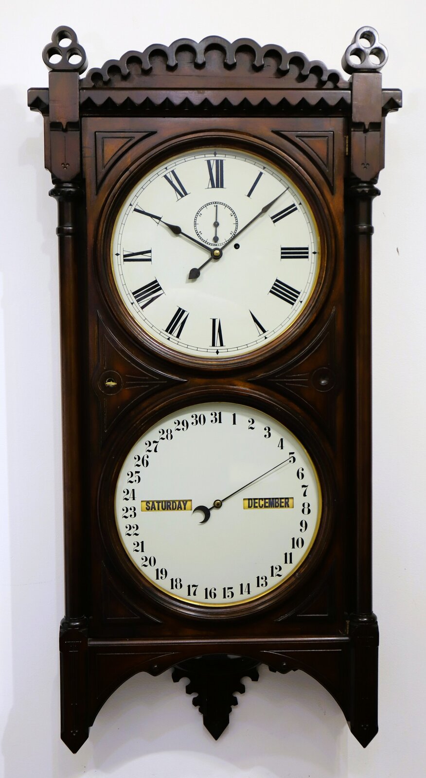 Seth Thomas Clock Co. “Office Calendar No. 5 REPRODUCTION”, ca 1980. — Antique Clocks Price Guide