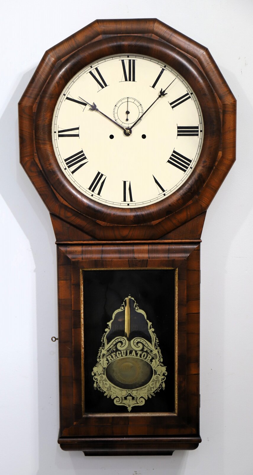 Seth Thomas “Regulator No. 1 Extra”, ca. 1863. — Antique Clocks Price Guide
