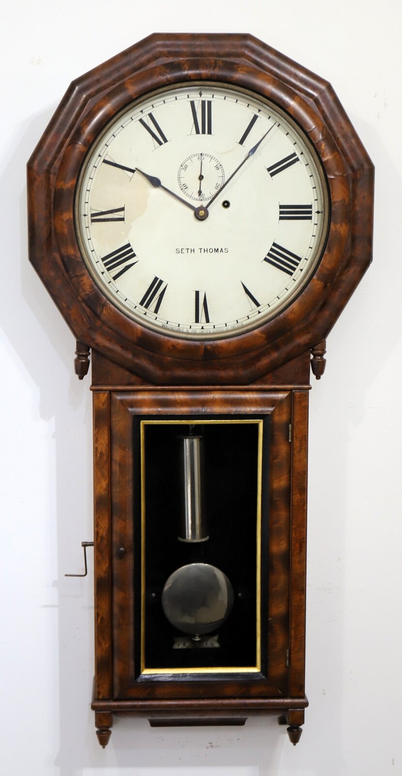 Seth Thomas Clock Co. “Regulator No. 3”, ca. 1900. — Antique Clocks Price Guide