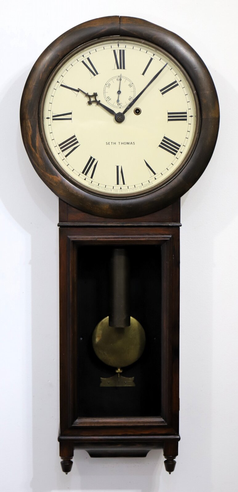 Seth Thomas Clock Co. “Regulator No. 1”, ca. 1886. — Antique Clocks Price Guide