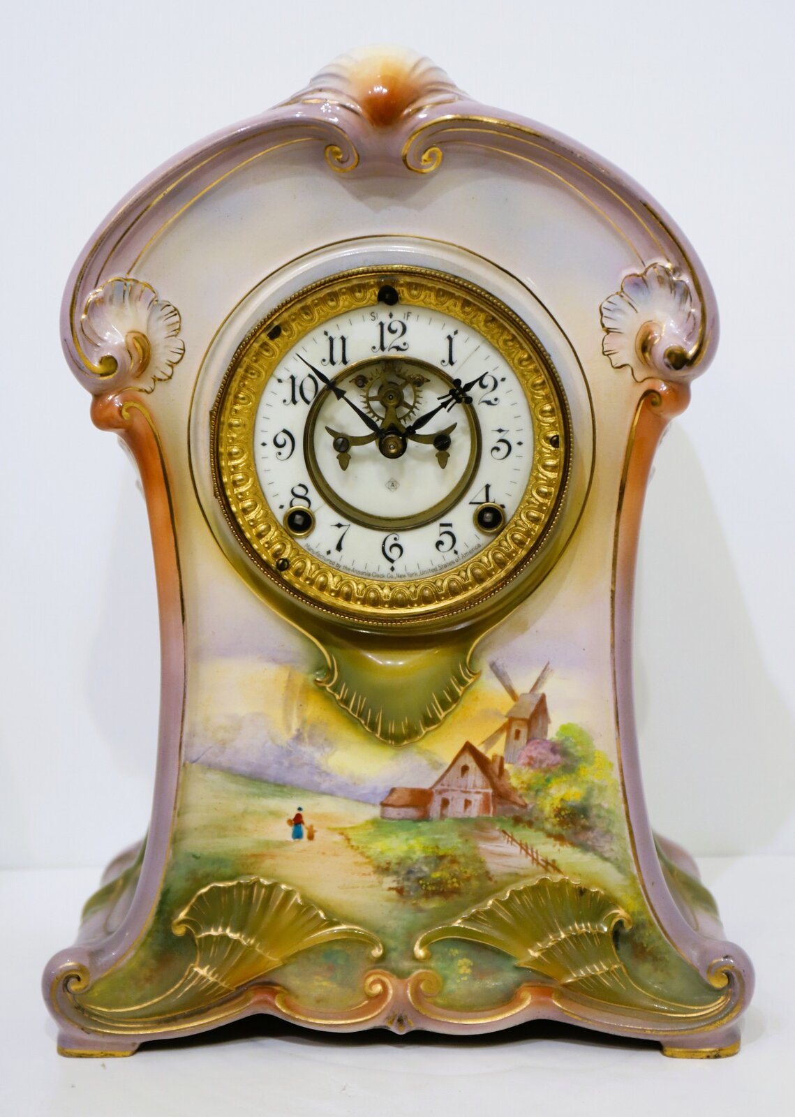 Ansonia Clock Co. “La Meuse”, ca. 1914. — Antique Clocks Price Guide