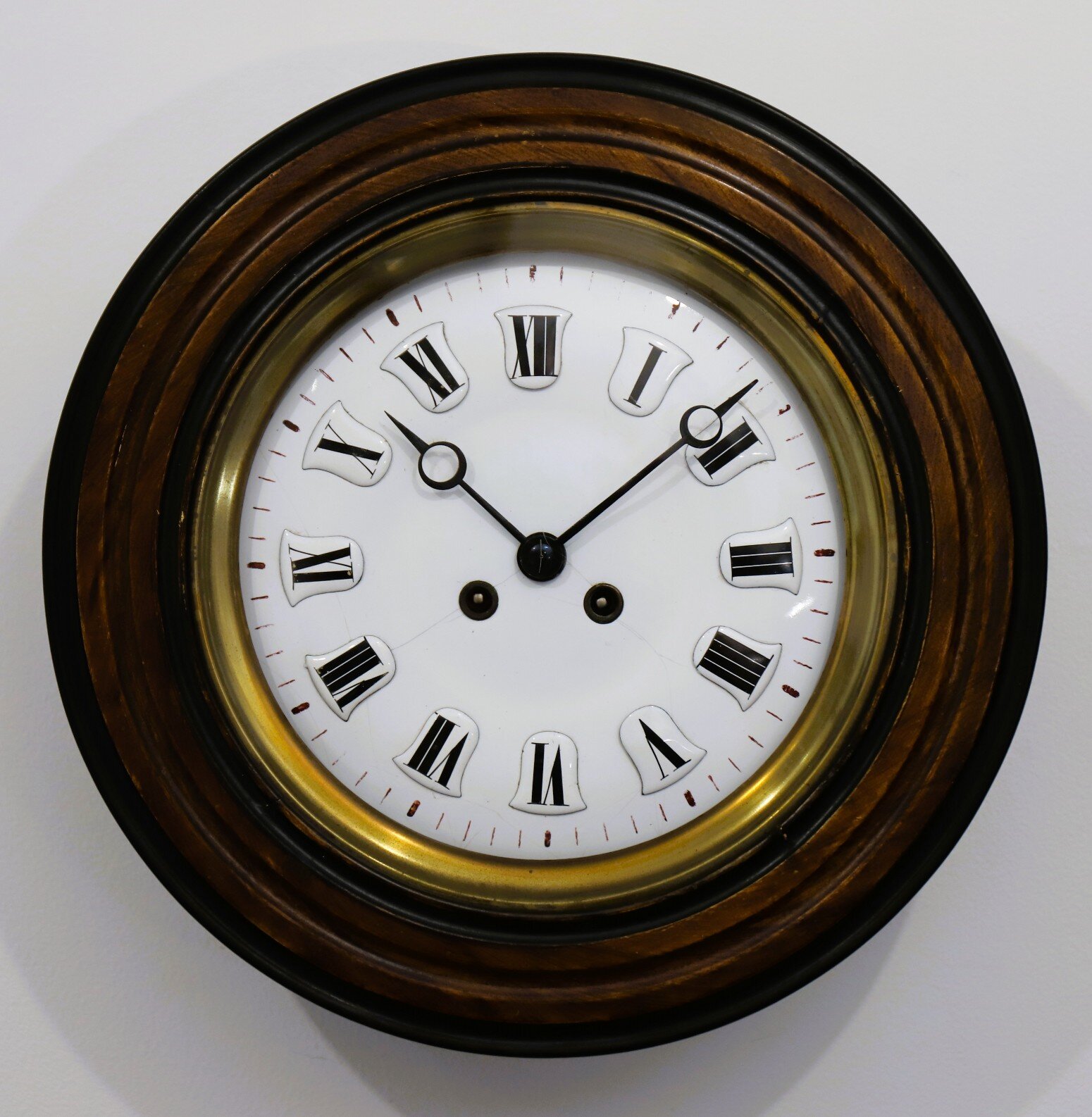 French(?) small gallery clock, ca. 1900. — Antique Clocks Price Guide