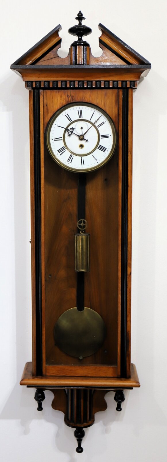 F. Kroeber Vienna regulator, ca. 1881. — Antique Clocks Price Guide