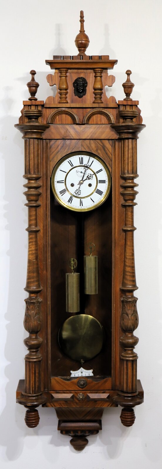 Gustav Becker two-weight Vienna, ca. 1910. — Antique Clocks Price Guide