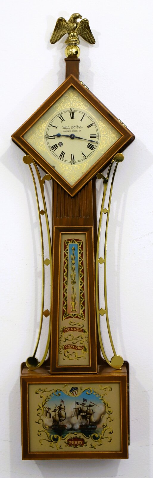 Wayne Cline miniature diamond-head banjo, 1965-2006. — Antique Clocks Price Guide