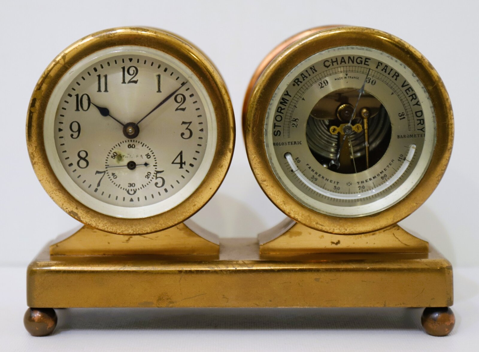 Chelsea Clock Co. “Cabot” clock and barometer,ca. 1931. — Antique Clocks Price Guide