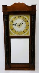 Silas Hoadley “Franklin Clock” shelf clock, 1813–1830.