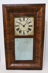 Ephraim Downs 30-hour wooden works OG, 1825-1845.
