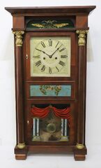 E. W. Adams Patent Eight Day Brass Clock, 1836–1837.
