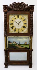 Birge, Case & Co. “Patent Brass Eight Day Clock” (triple decker), 1833-1835.