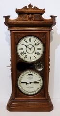 Ithaca Calendar Clock Co. “Small Walnut Index”, 1882-1898.