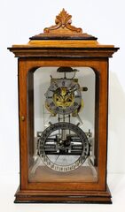 ProClocks Ithaca Skeleton Box Clock REPRODUCTION, ca. 2005.