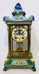 Ansonia Clock Co. “Crystal Regulator No. 5/6” (marriage),ca. 1906.