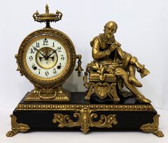 Ansonia Clock Co. “Shakespeare”, ca. 1894.