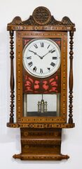 Anglo-American wall clock, ca. 1890.