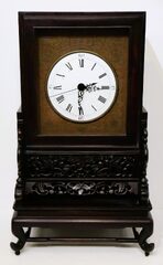 Reproduction Chinese bracket clock, twentieth century.