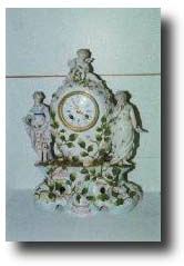 Dresden China Figural Clock, circa 1830 — Antique Clocks Price Guide