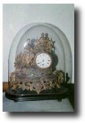 French Figural Gilt Under Dome with Base, circa 1850 — Antique Clocks Price Guide