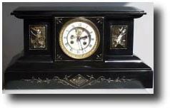 French Marble Mantle Clock, circa 1880's — Antique Clocks Price Guide