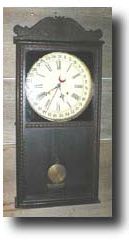 E. Ingraham regulator with calendar works clock, circa 1890 — Antique Clocks Price Guide