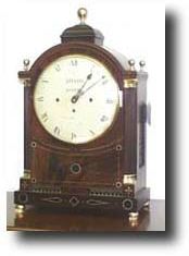 English Regency rosewood bracket clock — Antique Clocks Price Guide