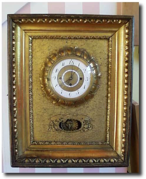 Austrian Frame Clock , circa 1820-1840 — Antique Clocks Price Guide