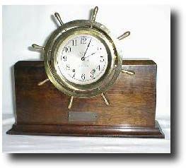 Seth Thomas Ship's Bell with Wheel Bezel, circa 1940 — Antique Clocks Price Guide