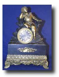 French Figural Clock, late 18th century — Antique Clocks Price Guide