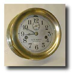 Seth Thomas no. 3 Navy Deck Clock, circa 1940's — Antique Clocks Price Guide